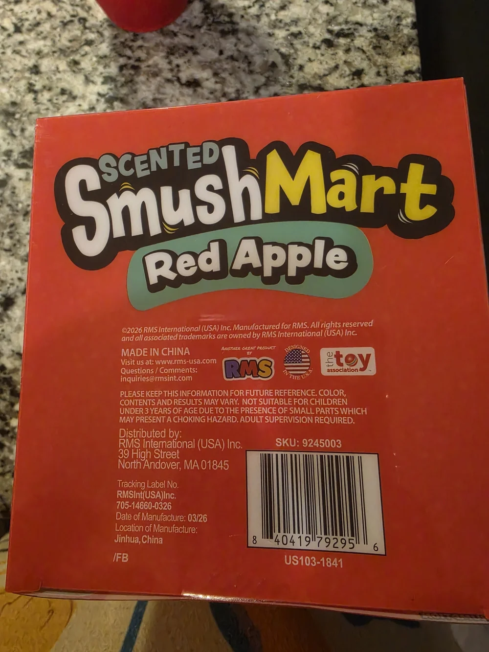 Scented SmushMart Big Red Apple Squishy 🍎